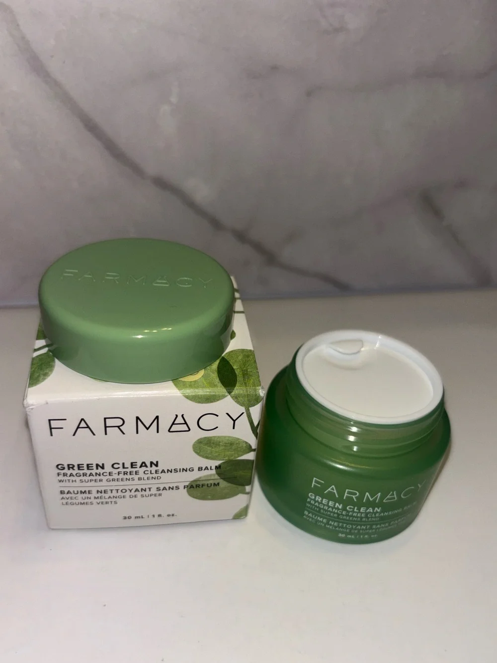 FARMACY Green Clean Fragrance-Free Cleansing Balm - 30 mL - New in Box